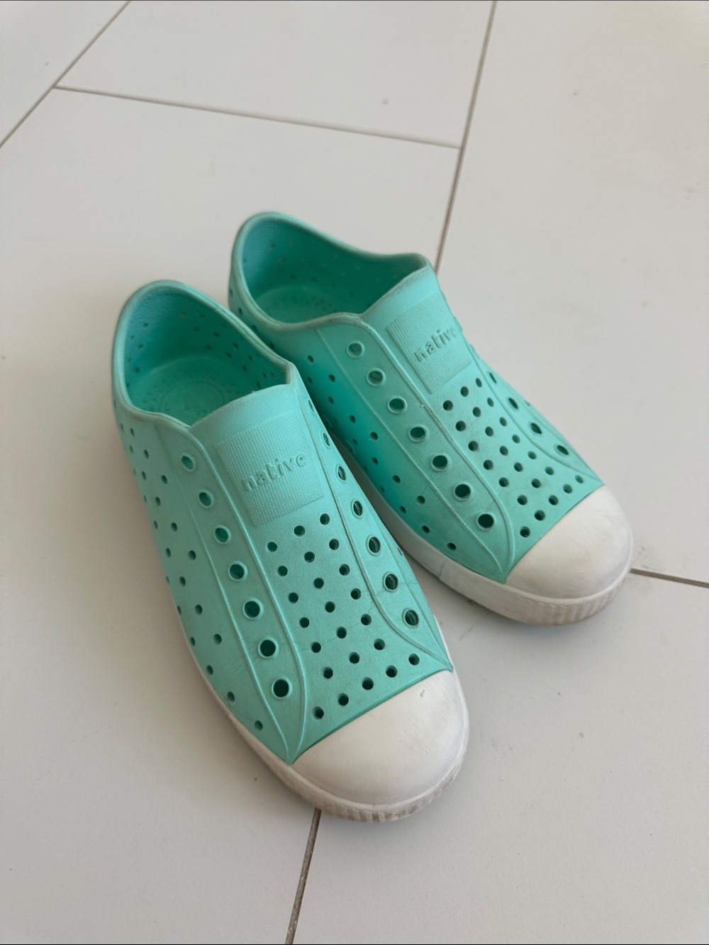 Kids' Jefferson Water Friendly Slip-On Sneaker
Native Shoes teal j2 boys girls